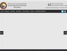 Tablet Screenshot of colegiowinnetka.org